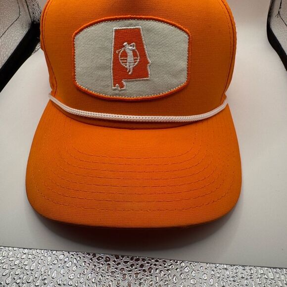 Alabama golf Orange Trucker Hat - Picture 1 of 5
